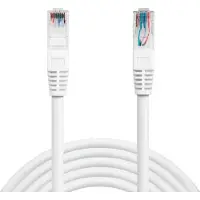 Sandberg Network Cable UTP Cat6 3 m, 3 m, Cat6, U/UTP (UTP), RJ-45, RJ-45, Weiß