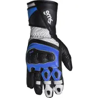 GMS GR-1 SF Schwarz Weiß Blau Perforierte Handschuhe Größe XL