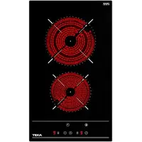 Teka TZC 32320 TTC, Schwarz, Integriert, 30 cm, Keramik, Glaskeramik, 2 Zone(n)