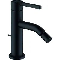 Kludi NOVA FONTE PURA Bidet-Einhandmischer, Einlochmontage, Flügelgriffe, Auslaufhöhe 80mm, 202163915, Farbe: Mattschwarz