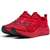 Puma SOFTRIDE Wired 2 JR Kinder Sneaker Sportschuhe Unisex 401505 03 Red-Black, Schuhgröße:38.5 EU