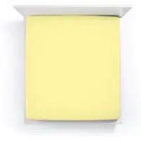Bella Donna Topper Spannbetttuch La Piccola 200x210 - 200x220 cm | hellgelb - gelb