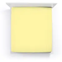 Bella Donna Topper Spannbetttuch La Piccola 180x200 cm | hellgelb - gelb