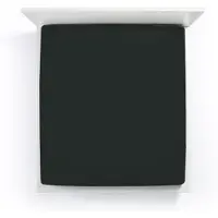 Bella Donna Topper Spannbetttuch La Piccola 200x200 cm | schwarz - schwarz