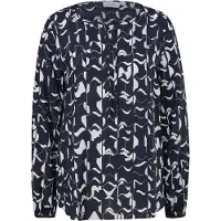 Comma Blouse Marine Blue Größe: 34 | Longsleeves Outlet | Damen | Blau