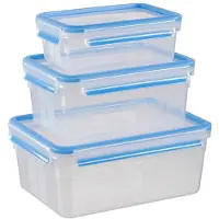 EMSA 508567, Box, Rechteckig, Blau, Durchscheinend, Polypropylen (PP), Thermoplastisches Elastomer (TPE), Deutschland, 1000 ml