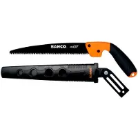 Bahco Professional 4124-JT-H Astsäge, grobe Verzahnung, mit Holster, 24 cm