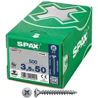 Spax Wirox Universelle Flachkopfschraube 3.5x50 Mm 500 Einheiten
