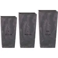 Wellhome Urbi Square Effect 11.4/19/vierkanttopf 35l 3 Einheiten