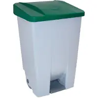 Denox 23410.553 80l Recyclingbehälter Grün,Weiß Grün,Weiß One Size