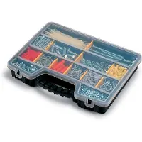 Terry Store-Age Pro Organizer, Kasten für Kleinteile, Schwarz, Transparent, Scharnier, 395 mm, 305 mm, 60 mm