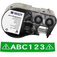 Brady M4C-1000-595-GN-WT, Vinyl, Weiss auf Grün, 25.40 mm x 7.62 m, permanent, Endlos