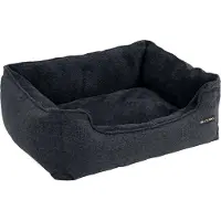 OEM Feandrea Hundebett für große Hunde, 110x75x27cm, dunkelgrau, abnehmbarer Bezug