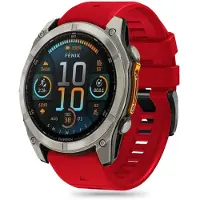 Tech-Protect SILICONE LINE GARMIN FENIX 5X / 5X PLUS / 6X / 6X PRO / 7X / 8 (51 MM) RED