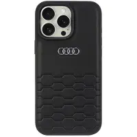 Audi Synthetic Leather iPhone 16 Pro Max 6.9" czarny/black hardcase AU-TPUPCIP16PM-GT/D2-BK
