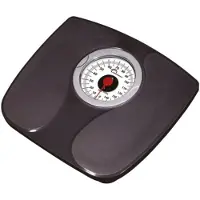 Little Balance Mechanische badezimmerwaage 150 kg/1 kg schwarz 8727