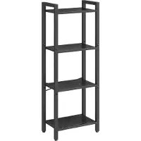 Hobby Hall Bücherregal mit 4 Ebenen und offenen Ablagen B34LLS099B56