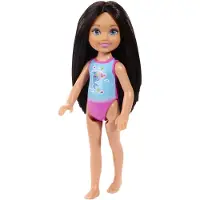 Barbie GLN71 Display sort. - Barbie - Chelsea Club - Puppe mit Badeanzug