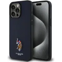 U.S. POLO ASSN. Us Polo Ushcp15Xpemv Iphone 15 Pro Max 6,7" Granatowy/Navy Gestickt Dh Farbe