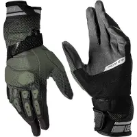 Leatt ADV X-Flow 5.5 Forest Schwarz Oliv Handschuhe Größe XL