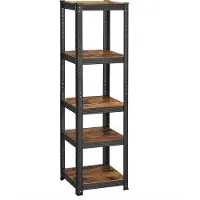 Songmics Schwerlast-Regal schmal mit 5 Ablagen B34GLR037B01