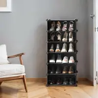 Songmics Schuhregal mit 10 Ebenen, Steckregal, Regalsystem LPCB3510HV1
