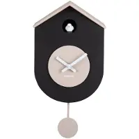 Karlsson - Wanduhr Grato Cuckoo - Warmes Grau - 9.2x17.5x33.2cm