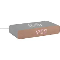 Karlsson - Wecker Retro Flat Led - Mausgrau - 16.1x7.6x3cm