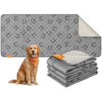 Feandrea Wasserdichte Hundedecke 178 x 76 cm mit rutschfester Unterseite taubengrau PPB025G01