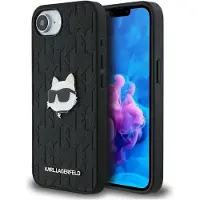 Karl Lagerfeld Monogram Choupette Head Pin Iphone 16e Handyhülle