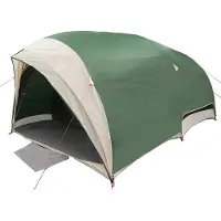 vidaXL Tunnelzelt mit Dach mit Speicher Grün 410 x 285 x 198 cm Taft