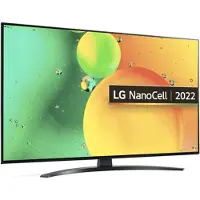 LG 43NANO763QA, 109,2 cm (43 Zoll), 3840 x 2160 Pixel, NanoCell, Smart-TV, WLAN, Schwarz