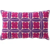 Dutch decor Kissenhülle 'Clover' 30 x 50 cm Deep Lavender - Lila