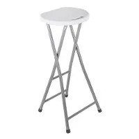 Wellhome Hoher Barhocker Mit Metalloberfläche 31.5x28x70 Cm
