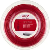 MSV Tennissaite Co Focus (Haltbarkeit+Kontrolle) rot 200m Rolle