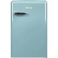 Amica KS 15612 T, Kühlschrank mit Gefrierfach im Retro Design, 85 cm Höhe, ice blue,