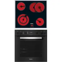 Miele H 2459 E ACTIVE Herd 12604440, Obsidianschwarz