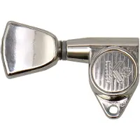KLUSON MT33N Roundbacks 3L3R 90 Grad Nickel - Gurt Zupfinstrument