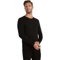 Falke Langarmshirt Daily ClimaWool Herren Black-XXXL