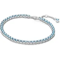 Pandora 591469C03 Damen-Tennisarmband Hellblau Silber