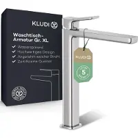 Kludi -X3 Waschschüsselarmatur 422980581 ohne Ablaufgarnitur, chrom