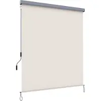 Songmics Seitenmarkise Alu 2.5 x 1.8 m, Senkrechtmarkise, ohne Bohren ausziehbar