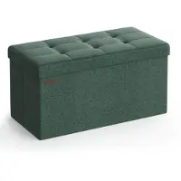 Hobby Hall Sitzhocker mit Stauraum 38 x 76 x 38 cm vintagegrün LSF047C01