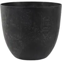 Artstone Blumentopf Bola schwarz D45 H38 (zwart)
