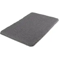 Kleine wolke Badteppich Super Soft anthrazit, 70 x 120 cm GLO782113090