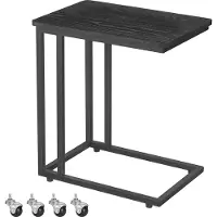Vasagle Couchtisch, Beistelltisch, Stahlgestell Mit Rollen,