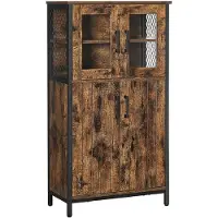 Vasagle Sideboard mit Türen aus Glas B34LSC260B01