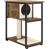 Feandrea Sisalstämme, 2-in-1-Möbel, vintagebraun