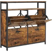 Vasagle Schuhschrank mit 4 Klappen B34LBS803B01