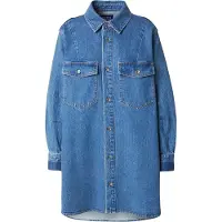 Scotch & Soda Washed Denim Mini Shirtdress — Art From The Heart Größe: 36 | Blusenkleider Outlet | Damen | Blau